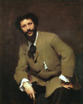 卡羅勒斯 杜蘭 Portrait of Carolus-Duran 卡羅勒斯 杜蘭 Portrait of Carolus-Duran